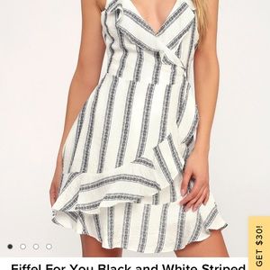 NWT Lulus brand new black and white dress size Large